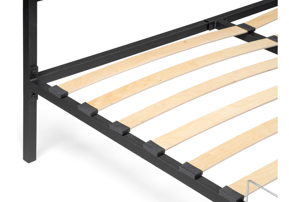 Полутораспальная кровать Фади 140х200 черная