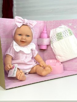 Пупс BERJUAN виниловый 30см Baby Pipi (514)