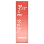 Peripera, Ink Velvet, тинт для губ, оттенок 27 клубничный нюдовый, 4 г (0,14 унции)