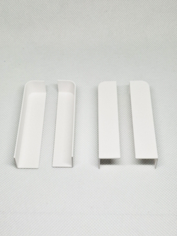 Заглушка торцевая для плинтуса 70x16мм (с закруглением 10мм) - 2шт.