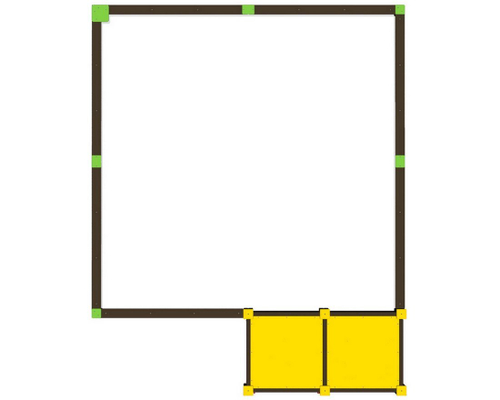 Песочница с игровым модулем ПСL-01