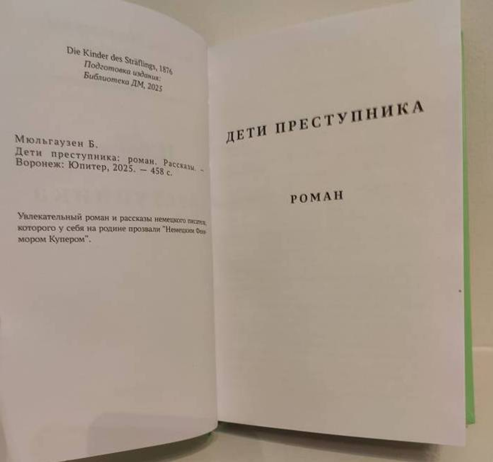 Дети преступника