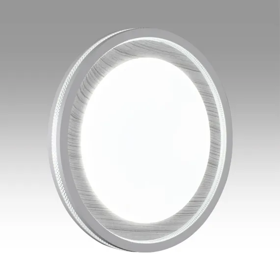 7681/EL COLOR SN 164 Светильник пластик/сер под дер LED 70Вт 3000-6000K D480 IP43 пульт ДУ MAVI WOOD