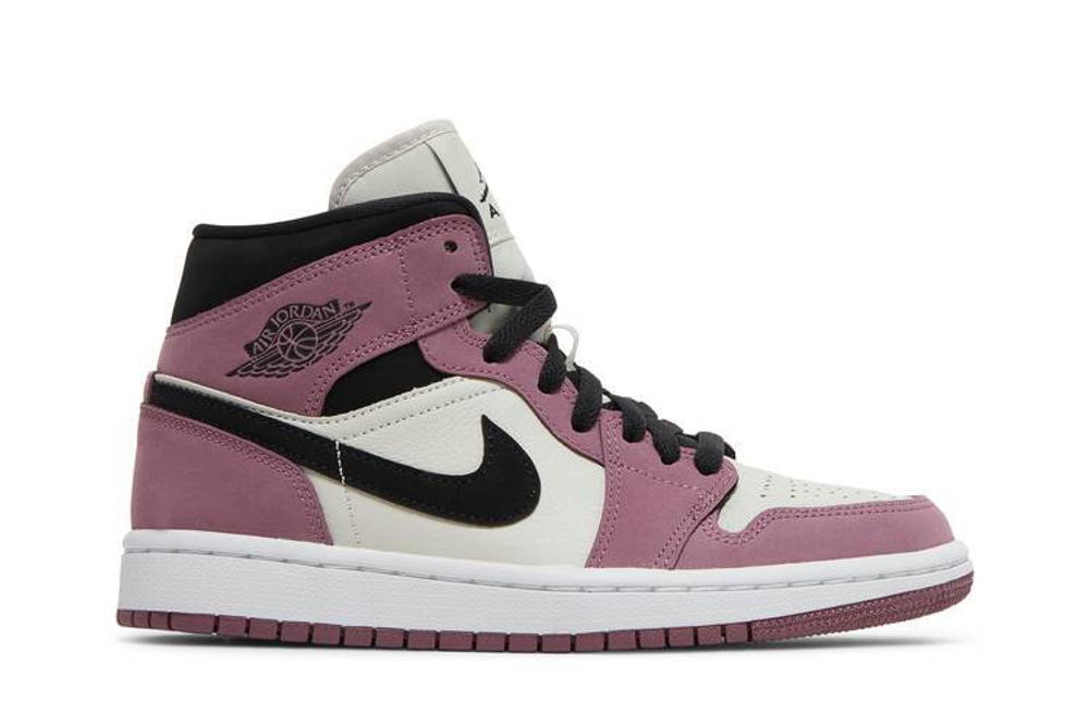 Кроссовки Jordan Air Jordan 1 Mid Se "Berry" (Женская размерная сетка)