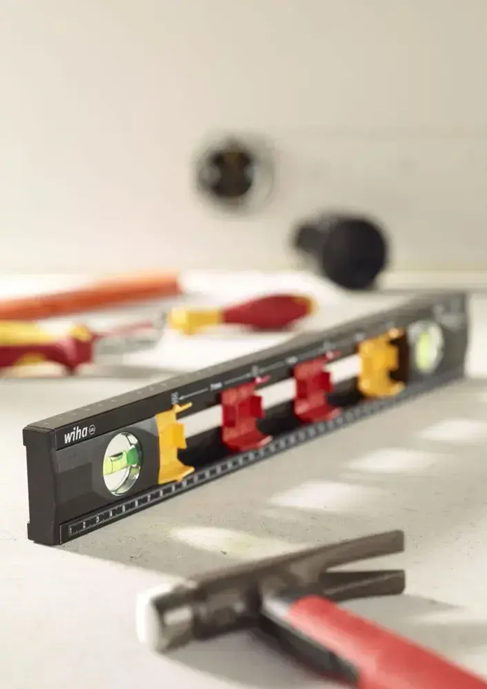 Wiha Уровень строительный Рамный 40 см, глазков: 2, 330 г