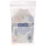 Мочалка - варежка массажная мягкая «Premium - PASTERA», васильки, 12,5*22см (ZIPпакет)