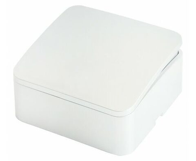 Выключатель открытой установки 1-клавишный !! 4 ШТУКИ !!, 250В, 10А, IP20, серия София, белый, MSW10-10-01, STEKKER 49287