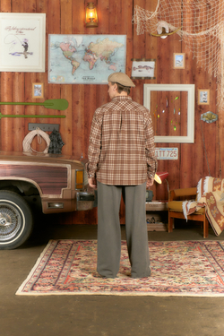 Рубашка Called a Garment Human Flannel Shirt "Brown"