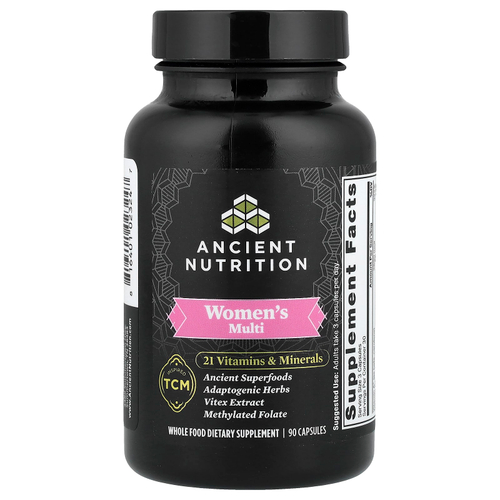 Ancient Nutrition, мультивитамины для женщин, 90 капсул