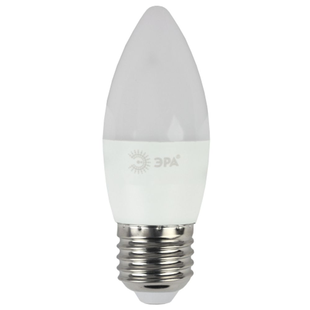Лампа светодиодная ЭРА STD LED B35-11W-860-E27 11Вт свеча холодный дневной свет Е27 | Лампы cветодиодные Свеча (B/C)