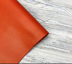 Luxury Tannery Orange (1,3-1,5 мм), цв. Оранжевый, натуральная кожа
