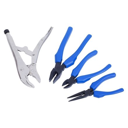 Цена на KING TONY (9-42144GP) Набор пассатижей и бокорезов, ложемент, 4 предмета