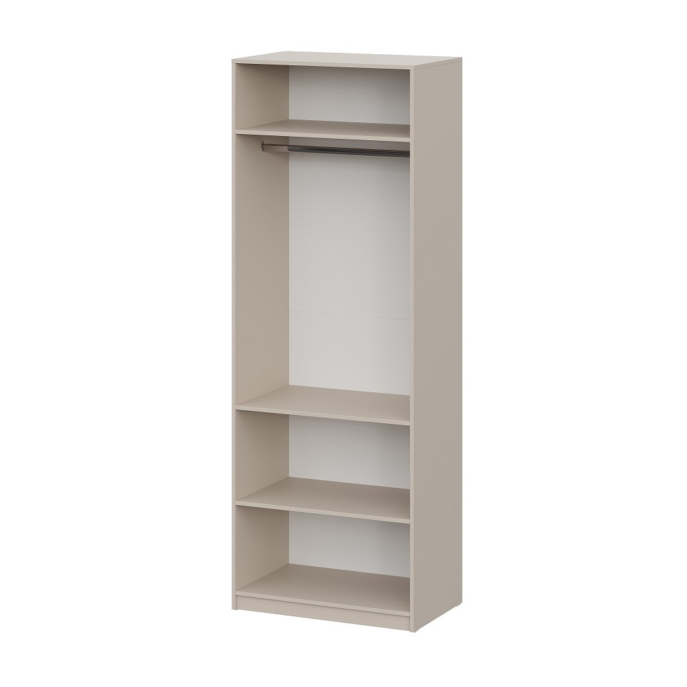 Шкаф распашной с наполнением (3 полки + штанга) ШК 5 (800), Графит