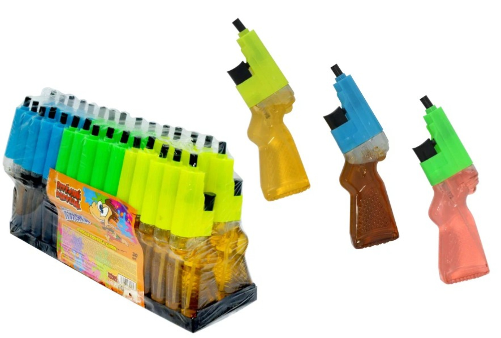 Жидкая конфета-спрей Весёлый напугай (Пистолет-пуляка), 15*20 мл.