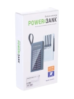 Внешний портативный аккумулятор 10000 мАч, 10 W, 2USB, Type-