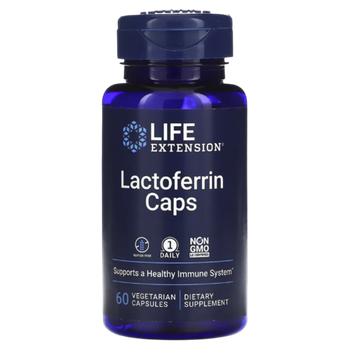 Life Extension Lactoferrin Caps 60 vcaps, Лактоферрин