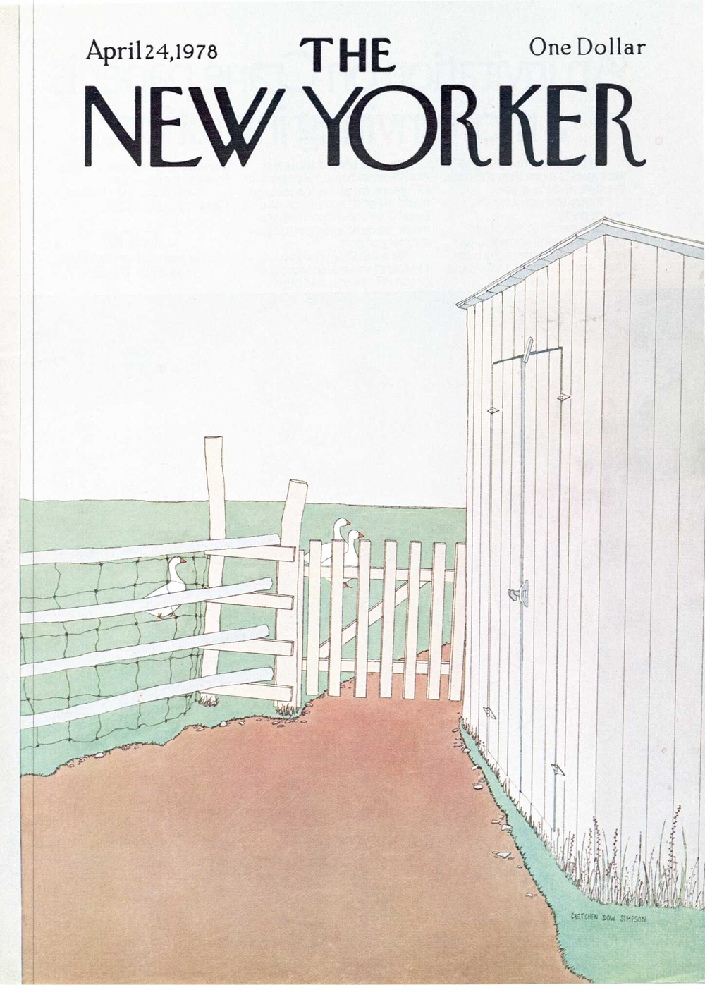 Журнал The New Yorker 24-04-1978, обложка