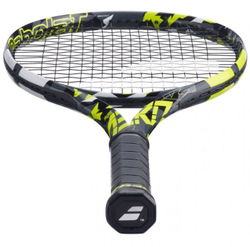 Теннисная ракетка Babolat Pure Aero - grey/yellow/white струны и натяжка в подарок