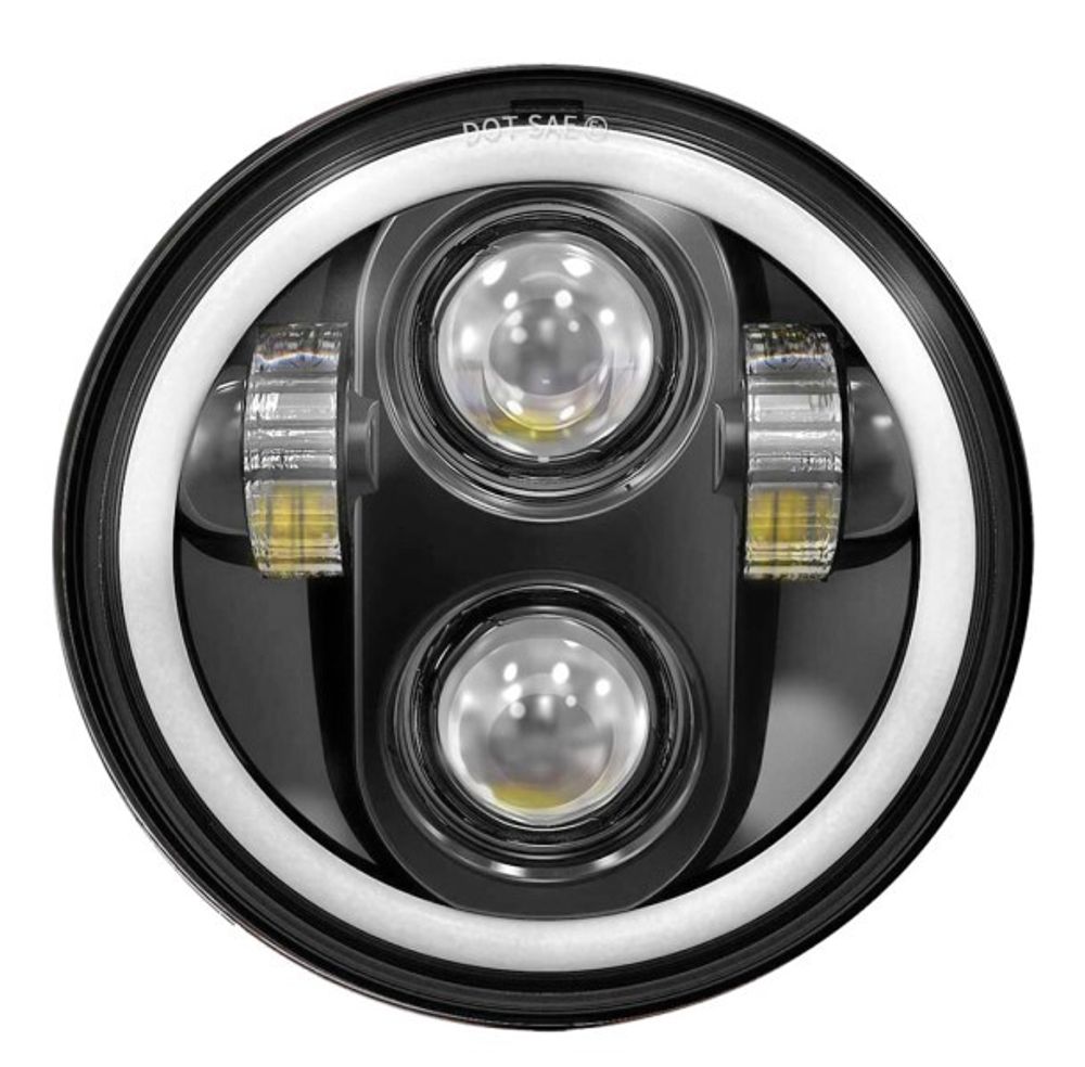 Фара светодиодная дополнительная + поворотник 22-30W, 12-24V, 2500- 6000K, ближний, дальний (МАЯК)