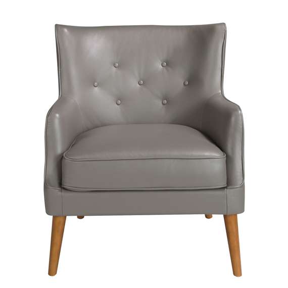 Мягкое кожаное кресло 5085/A978-M5655 с обивкой капитоне