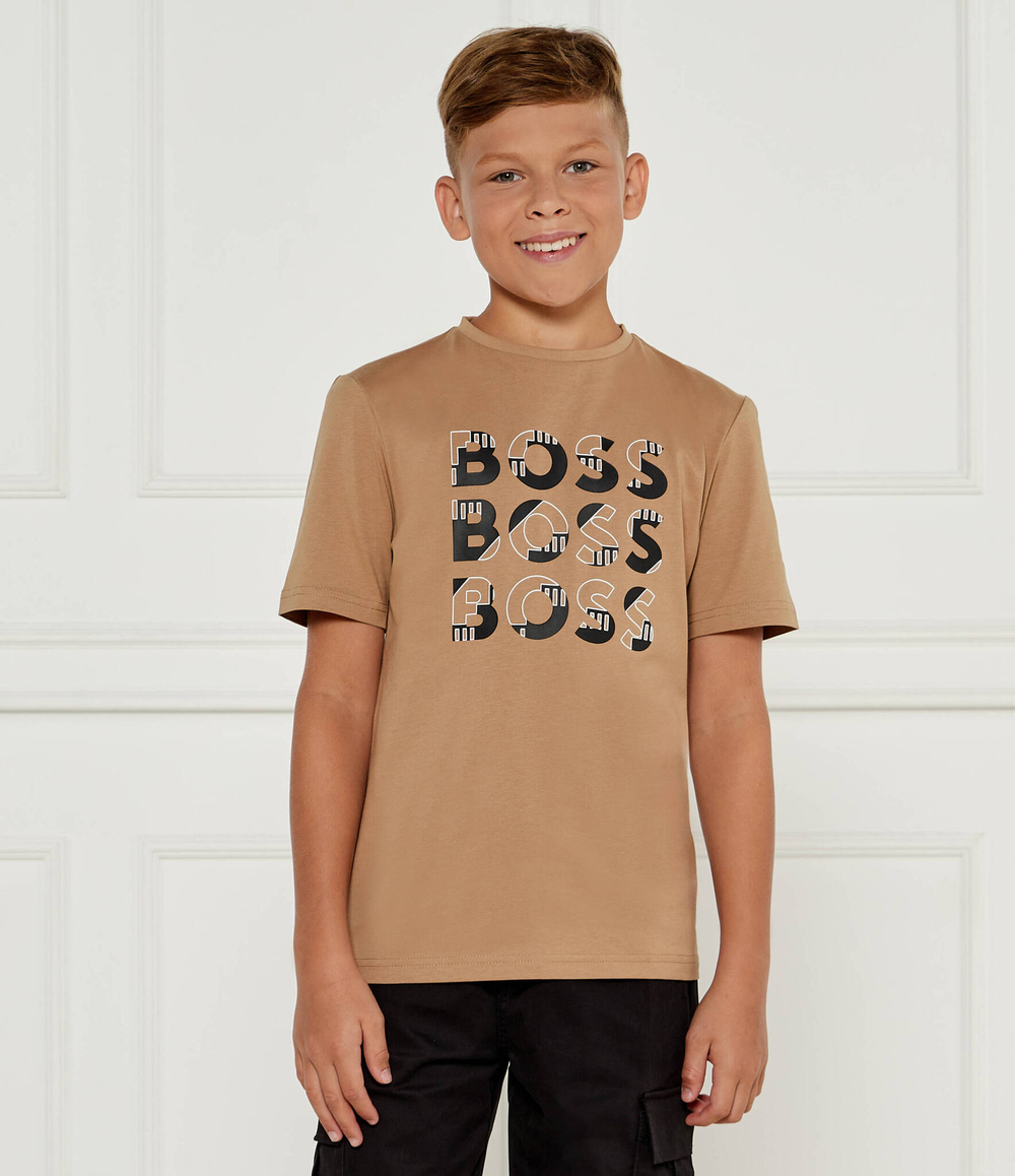 Футболка BOSS Kidswear - бежевый(J51200)