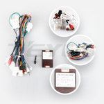 Комплект рамки с разъёмами 9"+can Toyota Mark II 110 2000-2004 (климат на цветном экране)наверх кожа - Car-Smart 9110F2