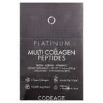 Codeage, Platinum, мультиколлагеновые пептиды, без добавок, 30 пакетиков по 11 г (0,38 унции)