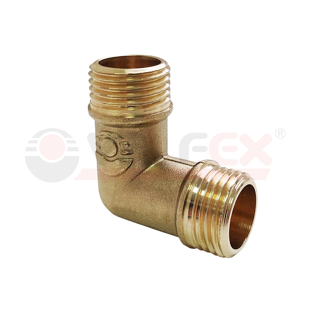 Угольник латунь НР1/2"/НР1/2" VALFEX