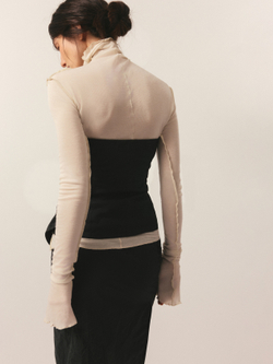 Корсетный топ асимметрия