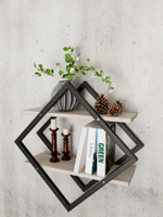 Полка настенная ромб лофт FORMA