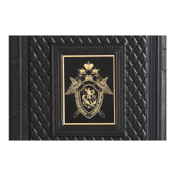 Ежедневник А5 «Следственный комитет-2» с накладкой из стали