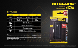 Фонарь Nitecore MT22A, Black