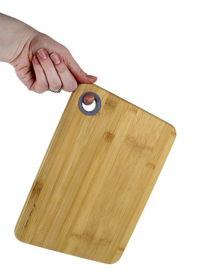 Доска разделочная из бамбука Kamille KM 10075 (39х28х1,3 см.)