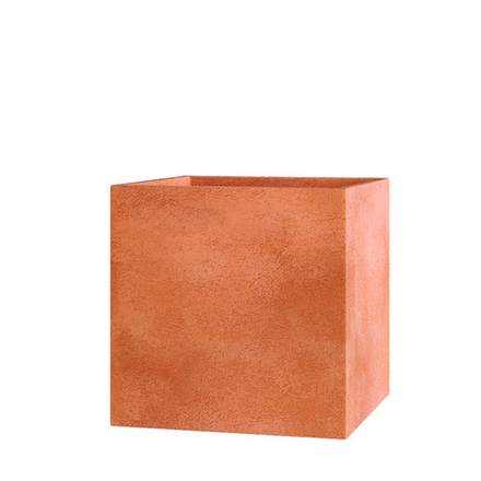 Кашпо CUBE RED CLAY