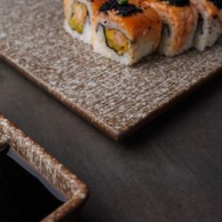 Блюдо прямоугольное 32*20 см h1,3 см Brown Untouched Taiga P.L. Proff Cuisine [1]