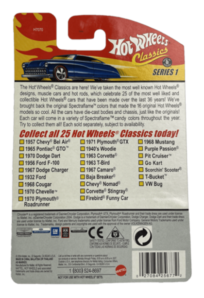 Hot Wheels Classics Series 1: 1967 Dodge Charger (Green) (#5 of 25) (2005)