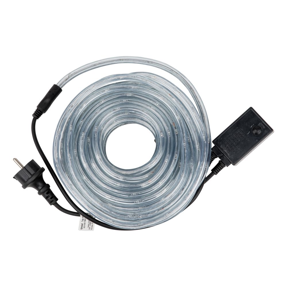 ULD-D50 15M-С08 IP44 MULTI Гирлянда светодиодная Дюралайт. 15м. Коннектор в-к. Разноцветный свет. Провод черный. TM Uniel