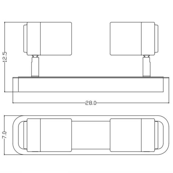 Светодиодный спот Lucide Lennert 26957/10/12