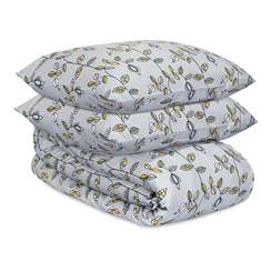 Комплект постельного белья "Ягоды тайги" из премиального сатина из коллекции russian north, 150х200 см