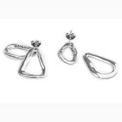 Серьги Connected с серебром