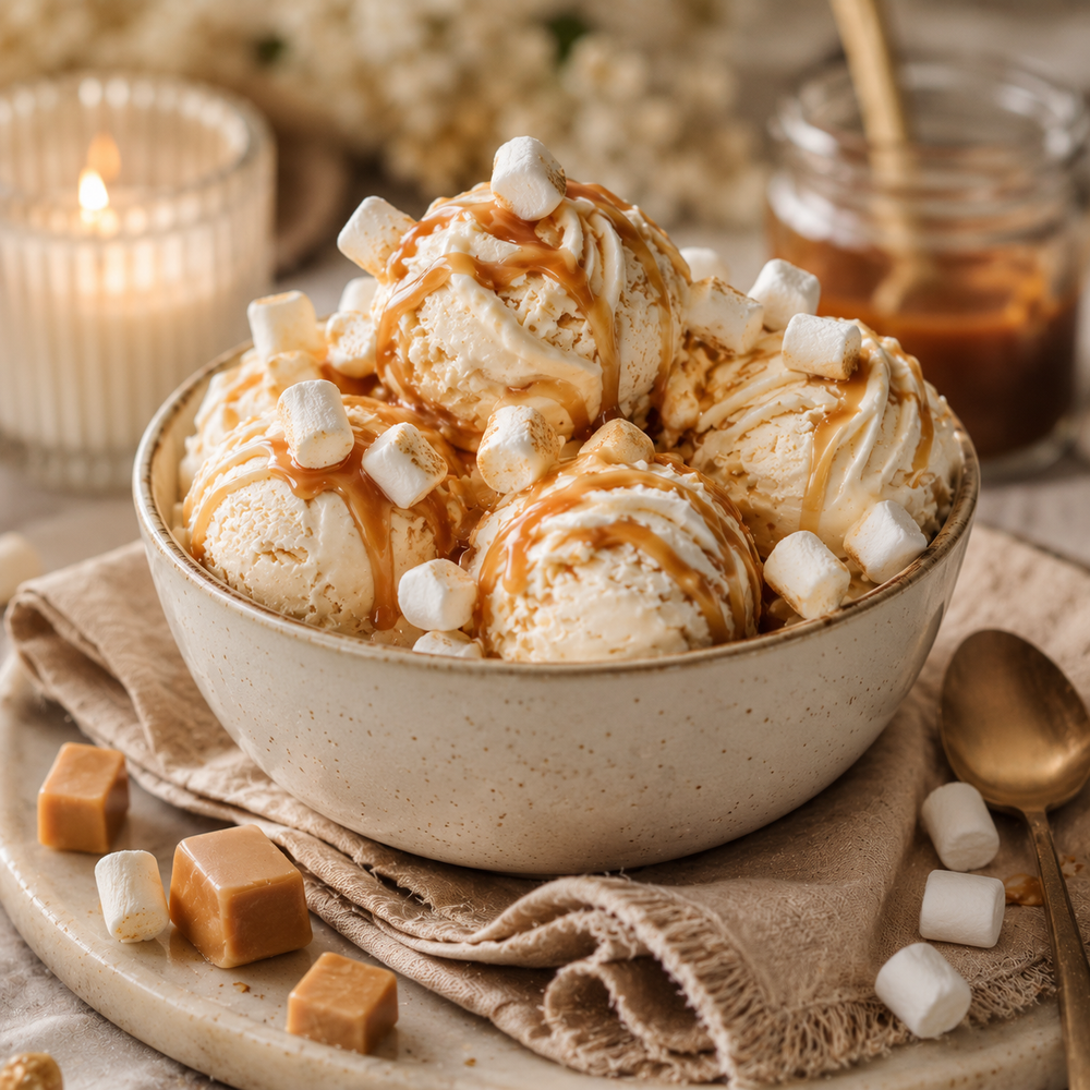 Зефирно-карамельный вихрь (Marshmallow Caramel Swirl)