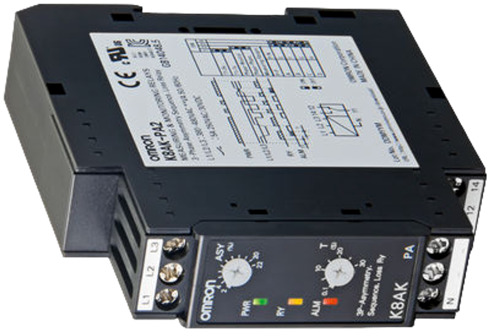 Трёхфазное реле контроля напряжения K8AK-PA2 OMRON.