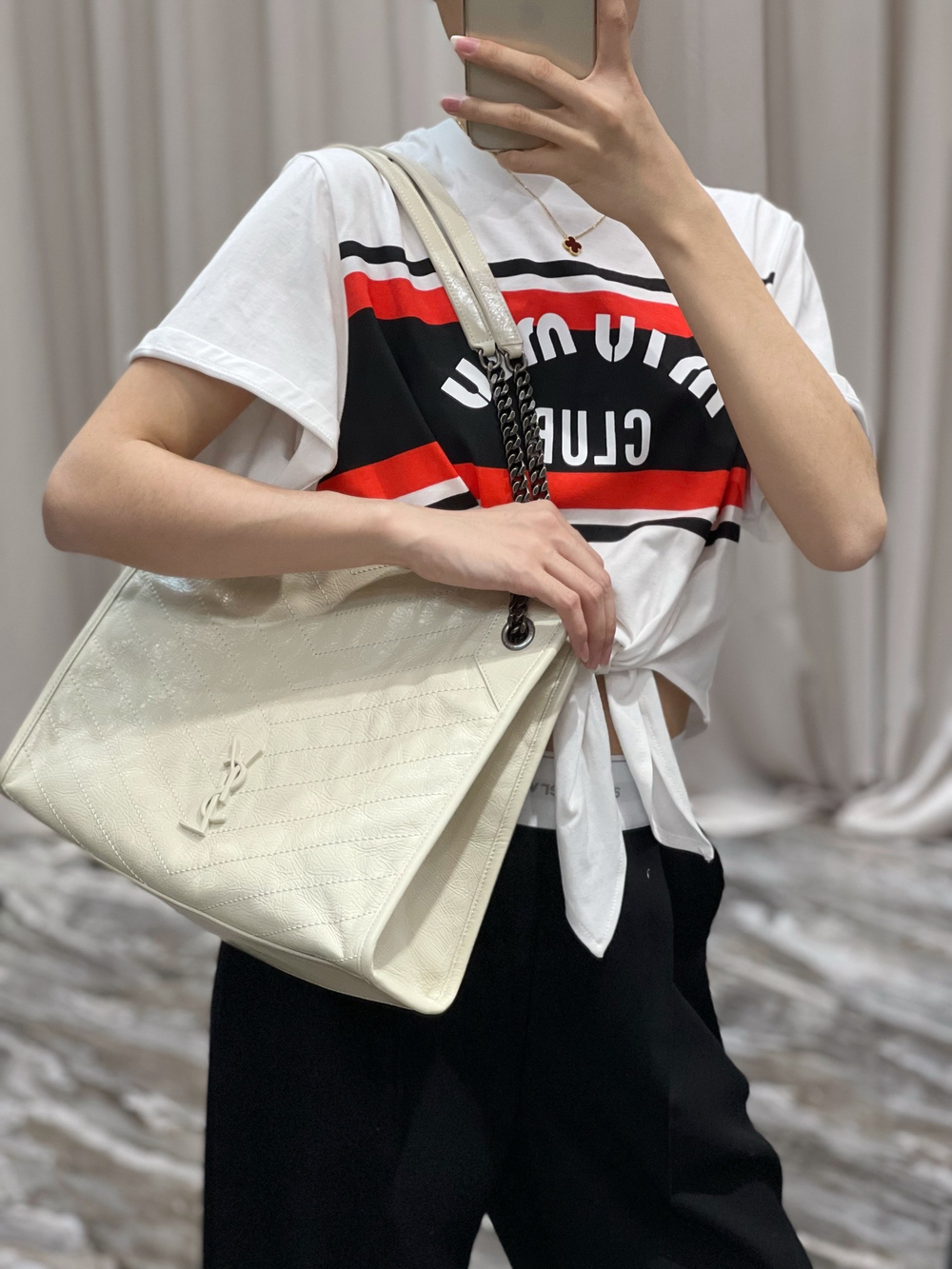 Yves Saint Laurent Niki Shopping Bag 33 cm