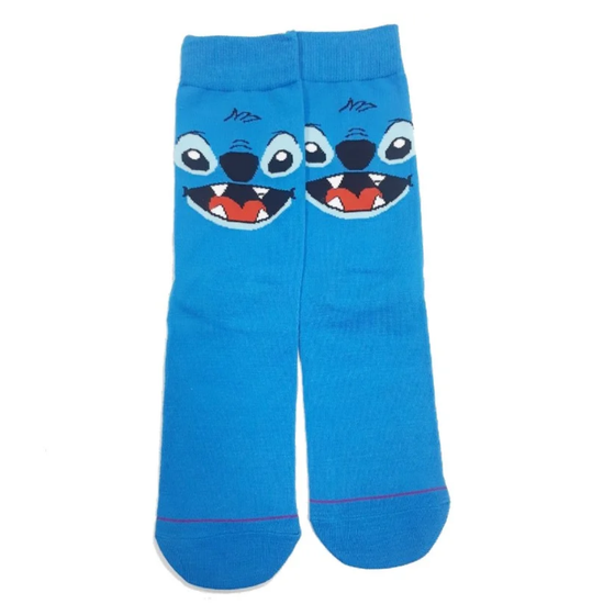 Носки Лило и Стич. Стич, р-р 36-40 (голубой)