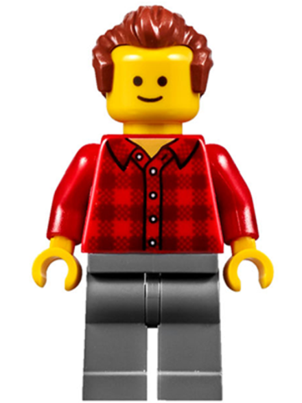 Минифигурка LEGO Twn274 Продавец музыкального магазина