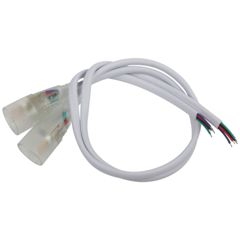 Набор коннекторов ЭРА LS-connector-18mm-RGB-D-IP68-bath для термостойкой светодиодной ленты, 2 шт. | Светодиодная лента для бани и сауны 24В 3 года и аксессуары