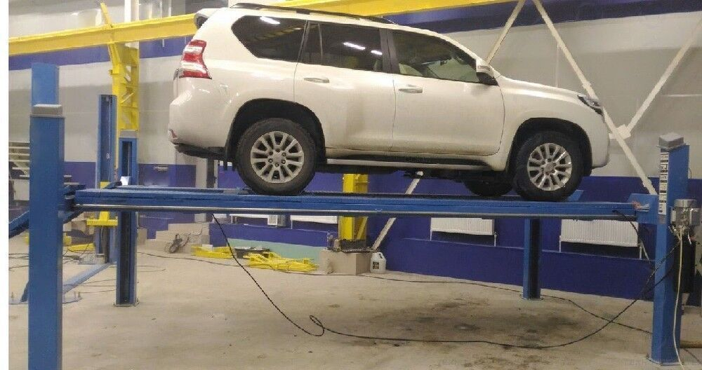 Четырехстоечный электрогидравлический подъемник T55i-4DL