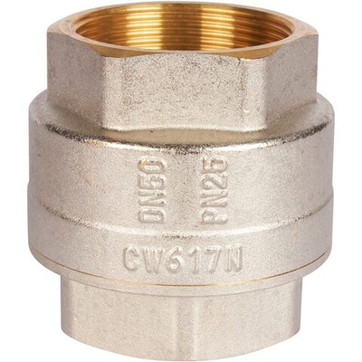 ROMMER Обратный клапан 2" пружинный муфтовый с металлическим седлом