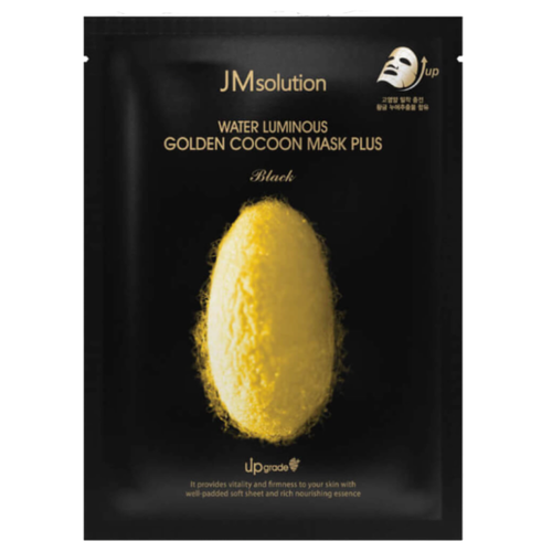 Тканевая маска с протеинами кокона золотого шелкопряда JMsolution Water Luminous Golden Cocoon Mask Plus
