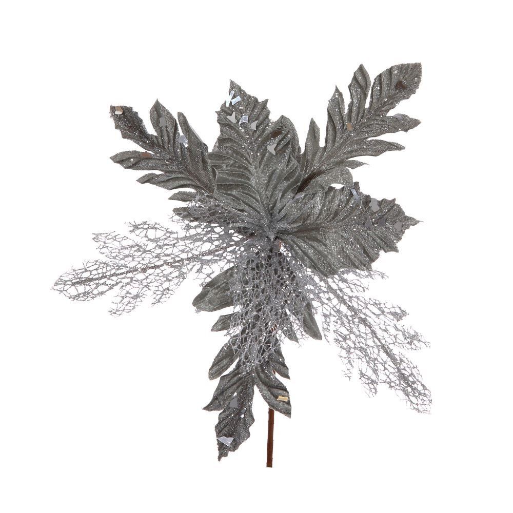 GAEM Цветок искусственный "Пуансеттия", L28 W28 H33 см, 2в.